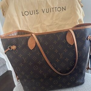Louis Vuitton Neverfull MM dark bag
